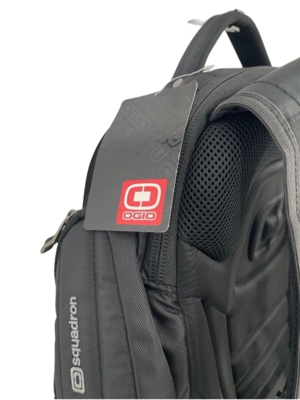 Ogio Squadron Laptop Backpack Padded Adjustable Black Logo / Master of Mixes